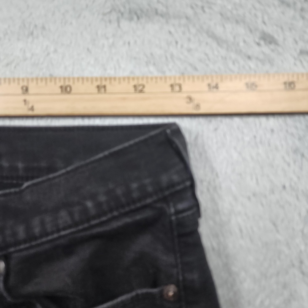 Levi's Classic Bootcut Jeans Womens 4 26x30 Black Dark Wash Stretch Denim - Picture 11 of 15